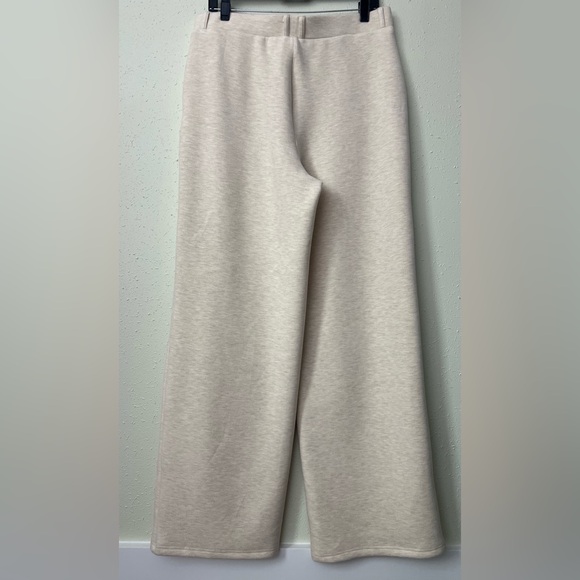NWT OGL FuzzLuxe High Waisted Straight Leg Pull On Pant - Heather Beige Size L - Picture 5 of 11
